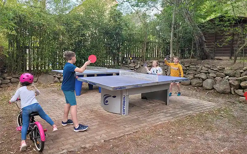 enfants camping à Sorède